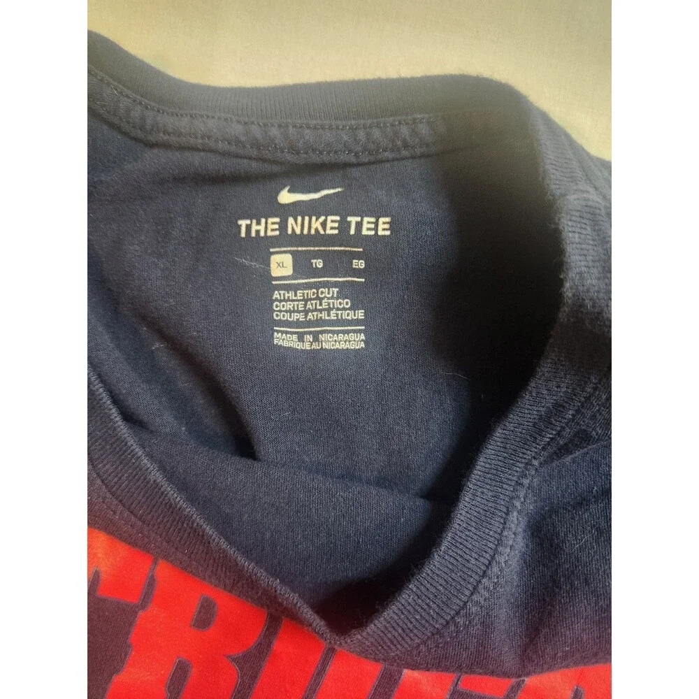Nike Independence Patriots T-Shirt Men's XL Navy Athletic Graphic Tee